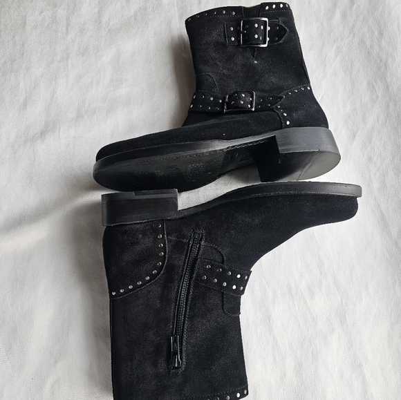 Frye Vicky Stud Engineer Boots Sz 8.5 - Picture 13 of 14